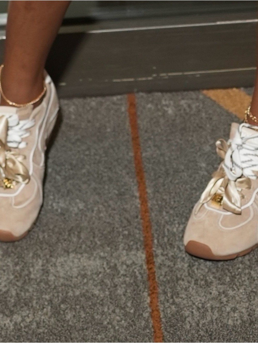 Women’s Neutral Beige Suede Sneakers - Stylish Everyday Comfort naked wolf shoes